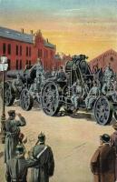 WWI soldiers, cannon (fa)