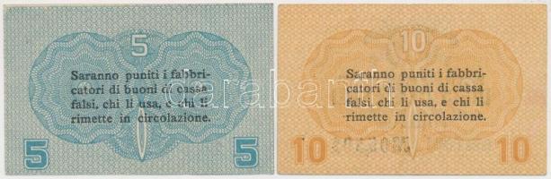 Olaszország/Velence/osztrák-magyar megszállás 1918. 5c + 10c T:I-,II
Italy/Austro-Hungarian occupati...