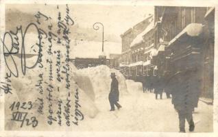 Brassó, Kronstadt; winter, photo (Rb)