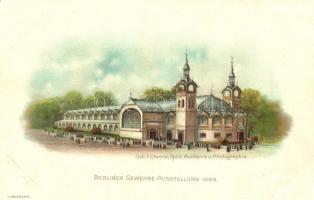 1896 Berlin Gewerbe Ausstellung / trade expo, litho (non PC backside)