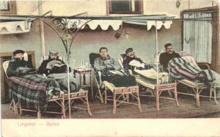 Davos, Liegekur / sanatorium terrace (wet corners)