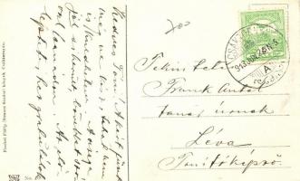 Csáktornya, Árpád tér; Fischel Fülöp (Strausz Sándor) kiadása / Arpad square (EB)