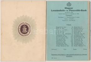 1942 . "Magyar Leszámítoló és Pénzváltó Bank" betétkönyve + 1943. "Pesti Magyar Keres...