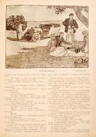 1907 Az Uj idők szépirodalmi, művészeti és társadalmi képes hetilap 1907 június-decemberi számai. Bp...