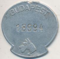 1940. "Ebvédjegy/Budapest" sorszámozott Al T:2- törés