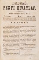 Regélő. Pesti divatlap. Uj folyam. Második év. Első, második negyed. 1-52. szám. Kiadja: Garay János...