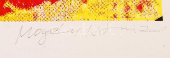 Magén István (1946-): Vízhordó Chájim. Szita 8/25, papír, jelzett, 62×43 cm