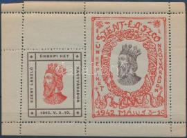 1942 Szent László ünnepi hét Nagyváradon emlék kisív zöldesszürke papíron