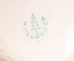 2 db Hollóházi bögre és egy kiöntő, m:11 cm, m:10 cm