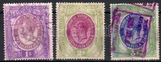 Dél-Afrika 1910 3 klf okmánybélyeg
