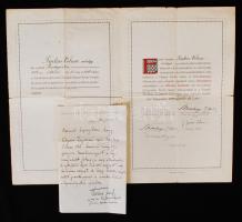 1927 Hubay Jenő (1858-1937) zeneszerző, hegedűművész, Meszlényi Róbert (1883-1946) zeneszerző, Szaba...