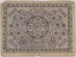 Ausztria 1922. 1000K T:III-
Austria 1922. 1000 Kronen C:VG
Krause 78