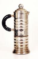 Régi kotyogós kávéfőző, "INOX 18/C" jelzéssel, m: 18 cm