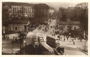 Berlin Verkehr, Potsdamer PLatz, Leipziger Platz / traffic, square, automobile, autobus, tram, Verlag Gustav mandel SW 68. Nr. 534.