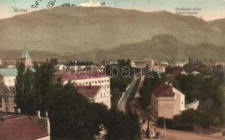 Mostar, Paralelna ulica / street shop of Martin Sutton, church (fa)