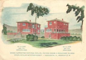 Budapest II. Rózsadomb, Az Új Idők nyereményvillái (EK)