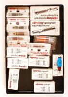 15 db Rotring tollhegy eredeti csomagolásában, 2 db Rotring töltőtoll patron