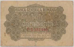 Románia / Német megszállás 1917. 25b T:III Romania / German occupation 1917. 25 Bani C:F Krause M1