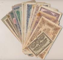31db-os vegyes, magyar pengő bankjegy tétel T:vegyes