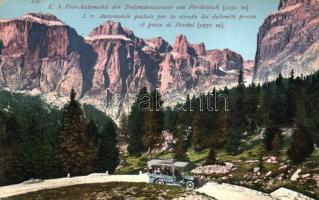 Pordoi Pass, K.k. Post-Automobile, Dolomites street (EK)