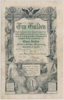 1866. 1G vízjellel T:restaurált Austrian Empire 1 Gulden with watermark C:restored Adamo G97