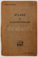 1913 Bp., Kogutowicz Károly: Atlasz a világtörténelem tanításához, 58p