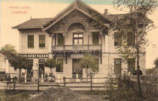 Csízfürdő, Horváth nyaraló, Apolló Gyertya bolt,  Első Csízi Bazár Vogel Mór fiókja  / villa, shops