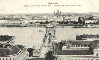 Budapest V. kilátás a Szent István templom felé