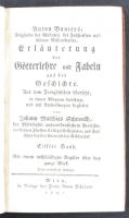 Schroeckh, Johann Matthias: Anton Baniers Erläuterung der Götterlehre und Fabeln aus der Geschichte. Wien. 1791. Schrämbl. Letzte verbesserte Aufl. 1-11. kötet (9. hiányzik.) Korabeli bordázott egészbőr kötésben, jó állapotban / 1-11 Vols. (9th missing) in full leather binding