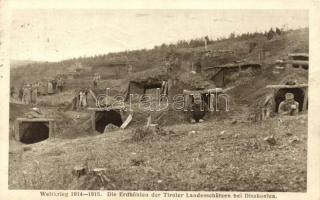 Die Erdhöhlen der Tiroler Landesschützen bei Diszkovica / WWI Tyrol alpine unit