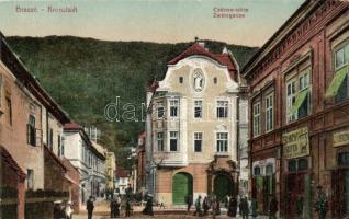 Brassó, Kronstadt; Cérna utca, Szappan bolt / street, soap shop (EB)