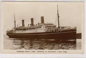 "Empress of Australia" (kanadisch) foto AK (EB)