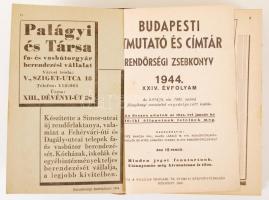 Budapesti útmutató és címtár. Rendőrségi zsebkönyv. XXIV. évfolyam, 1944. Szerk.: Barcza Pál et al. ...