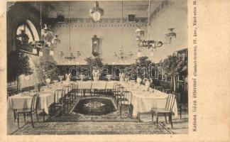 Budapest V. Váci utca 38., Katona Géza éttermei, Banket terem, belső (r)