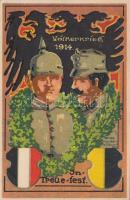 1914 Völkerkrieg; In Treue fest / Viribus Unitis propaganda s: Wiesinger