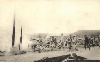 Orosz-japán háború, ágyúk, Russo-Japanese war, cannons