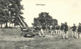 Tábori ágyú / K.u.K. artillery, field practice