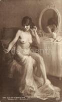'Coquetterie' erotic art postcard s: Vincendon