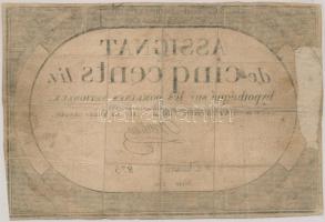 Franciaország 1794. 500L "Assignata" T:III,III-
France 1794. 500 Livres "Assignat&quo...