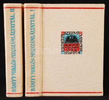 Bánffy Miklós: Megszámláltattál... 1-2. köt. Kolozsvár, [1934], Erdélyi Szépmives Céh. A második kötetben tulajdonosi bejegyzéssel. Kiadói halinakötésben, jó állapotban.