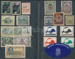 1915-2000 21 db I. Világháborús és irredenta levélzáró