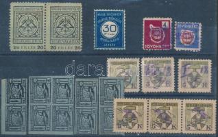 21 db magyar segélybélyeg