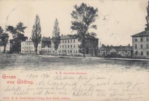 Hodonín, Göding, K.K. Cavallerie-Kaserne; Verlag Karl Fürst / cavalry barracks