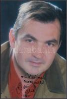 Csankó Zoltán (1962?) Jászai Mari-díjas magyar színész aláírása az őt ábrázoló fotón