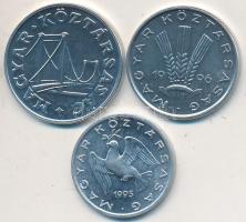 1993. 10f Al + 1996. 20f Al + 1999. 50f Al Ritkább évjáratok!  T:1-,2
Adamo F3.3,F4.3,F5.3