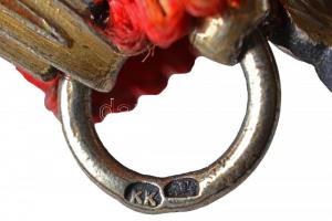 Csehszlovákia 1922. "Fehér Oroszlán Rend, III. osztály civilek számára" jelzett aranyozott...