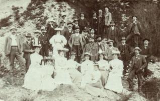 Hikers on a hill, family group photo (EK)
