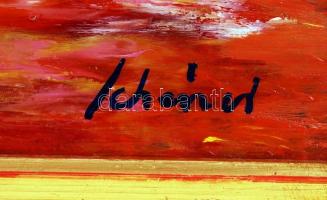 Schéner jelzéssel: Rhodoszi részlet. Olaj, karton, keretben, 54×70 cm