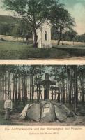 Prestanov, Priesten; Die Juchtenkapelle und das Massengrab; Verlag Rud. Sladek / chapel and mass grave