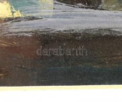 Somlai Vilma (1938-2007): Csendélet. Olaj, papír, jelzett, 60×40 cm